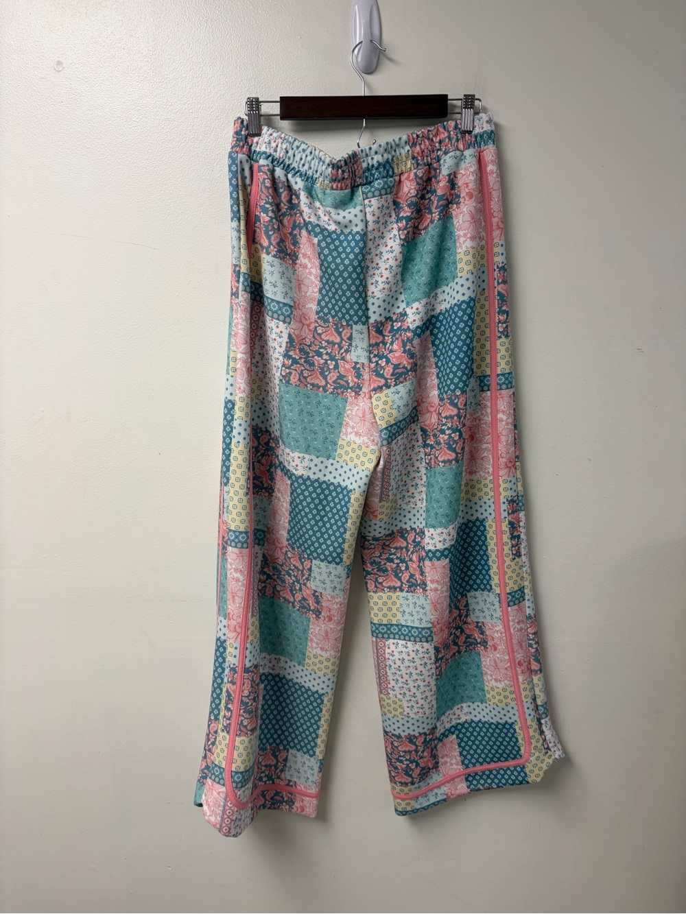 Simply Southern Sloan Quilt Patchwork Wide Leg Pajama Pants Size Extra Large - Picture 5 of 5